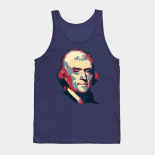 Thomas Jefferson Pop Art Tank Top